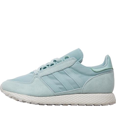 adidas forest grove dames blauw|adidas Womens Forest Grove Lace Up Sneakers Shoes Casual.